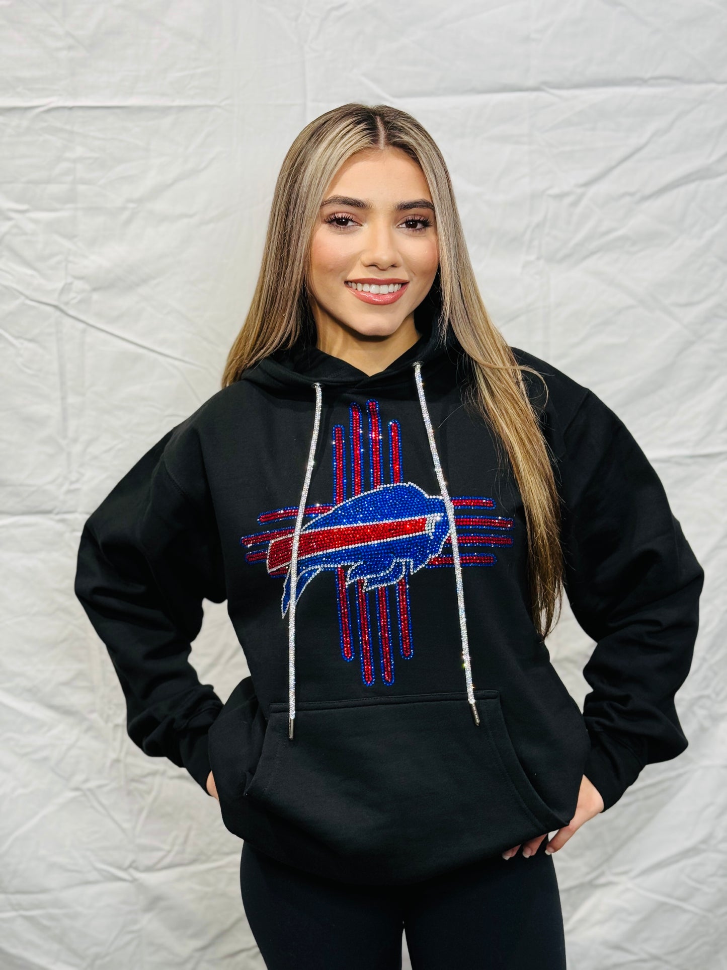 Buffalo Bills Rhinestone Hoodie