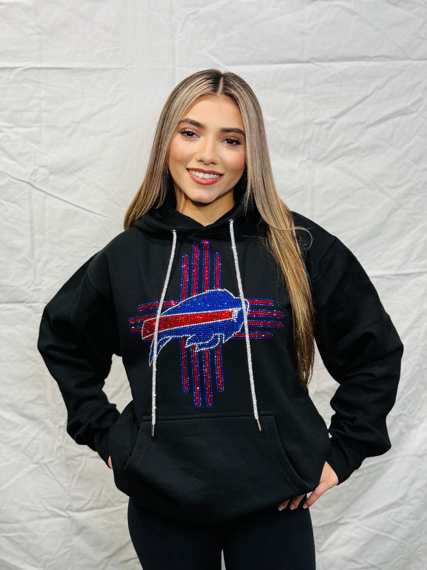 Buffalo Bills Rhinestone Hoodie