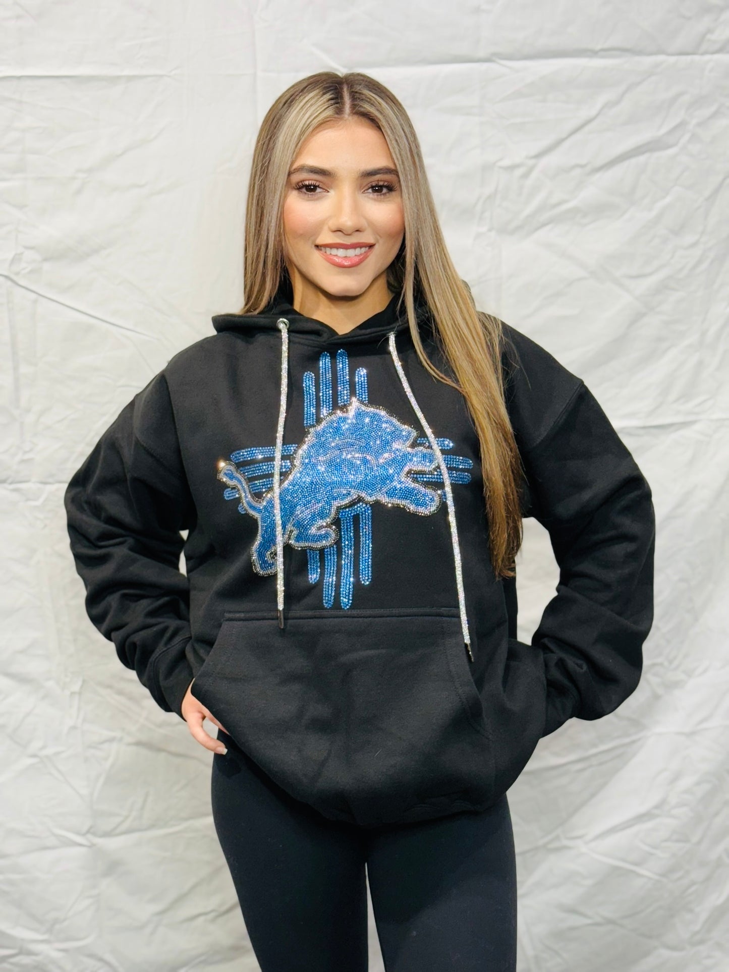 Zia Lions Rhinestone Hoodie