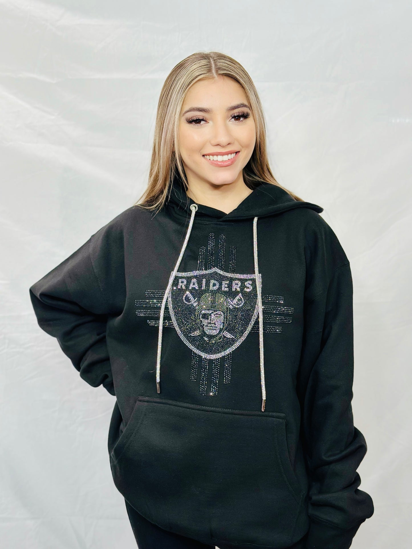 Raiders Zia Rhinestone Hoodie