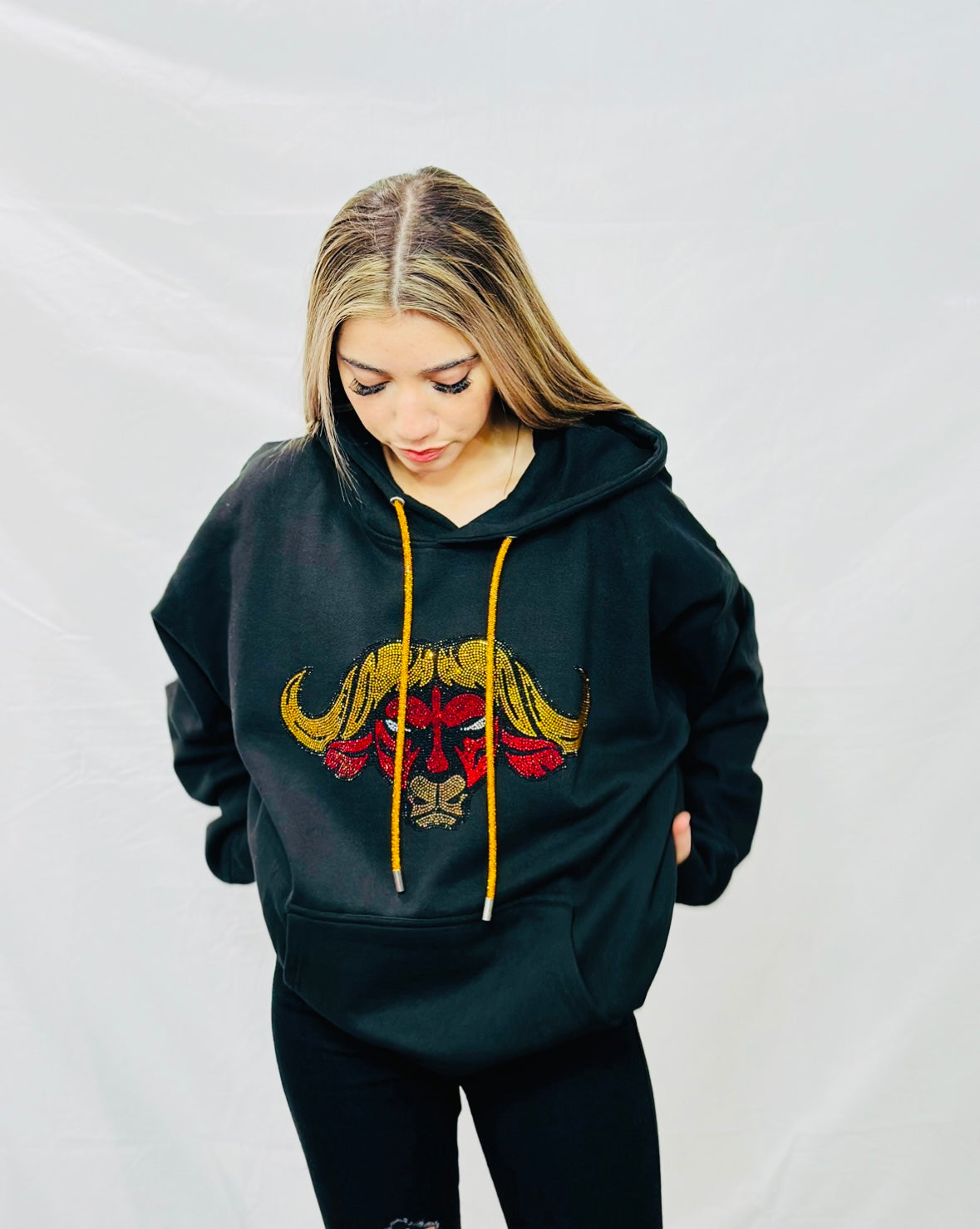 Chicago Bulls Rhinestone Hoodie