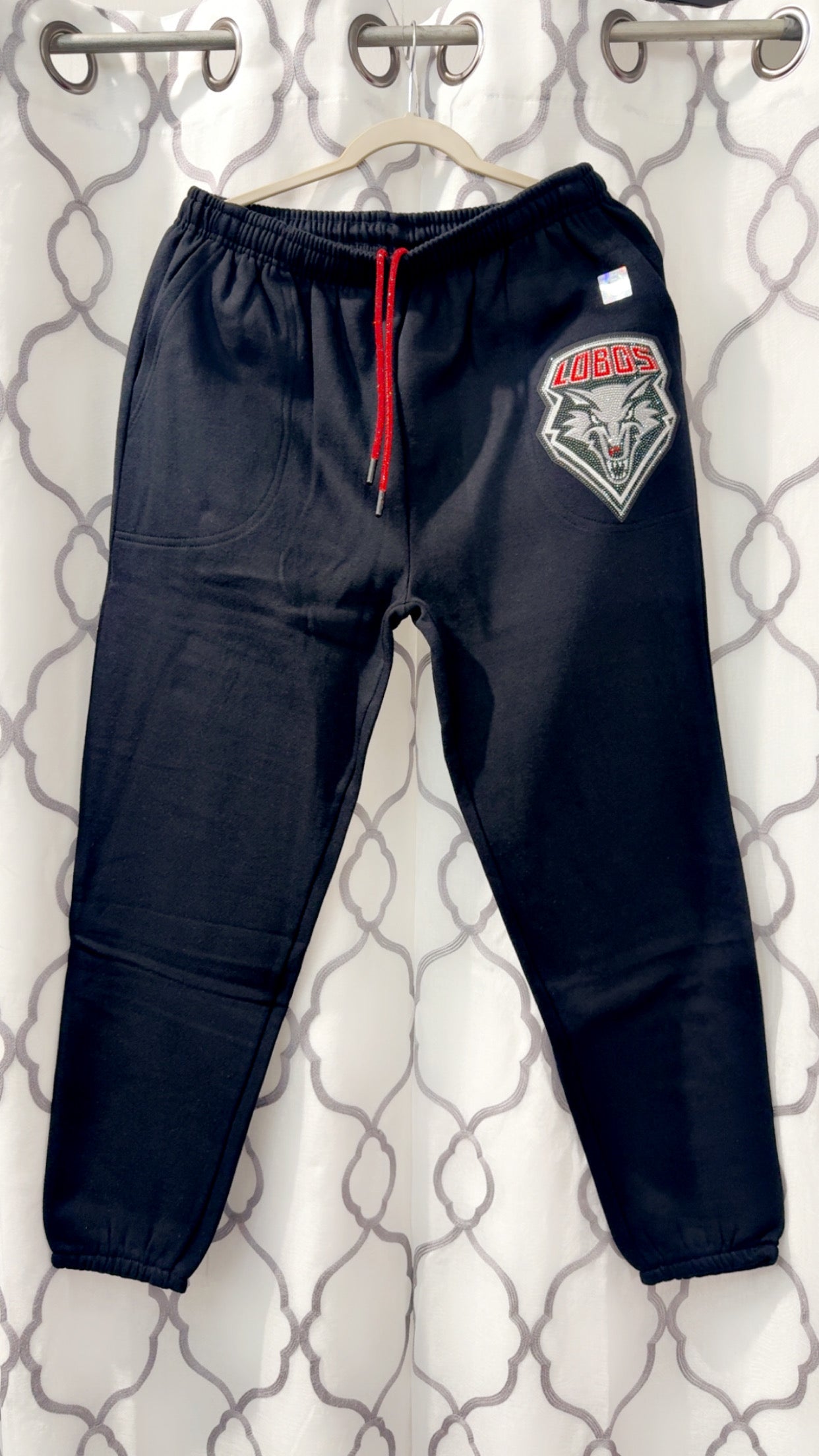 New Mexico Lobos Pants Rhinestone Hoodie