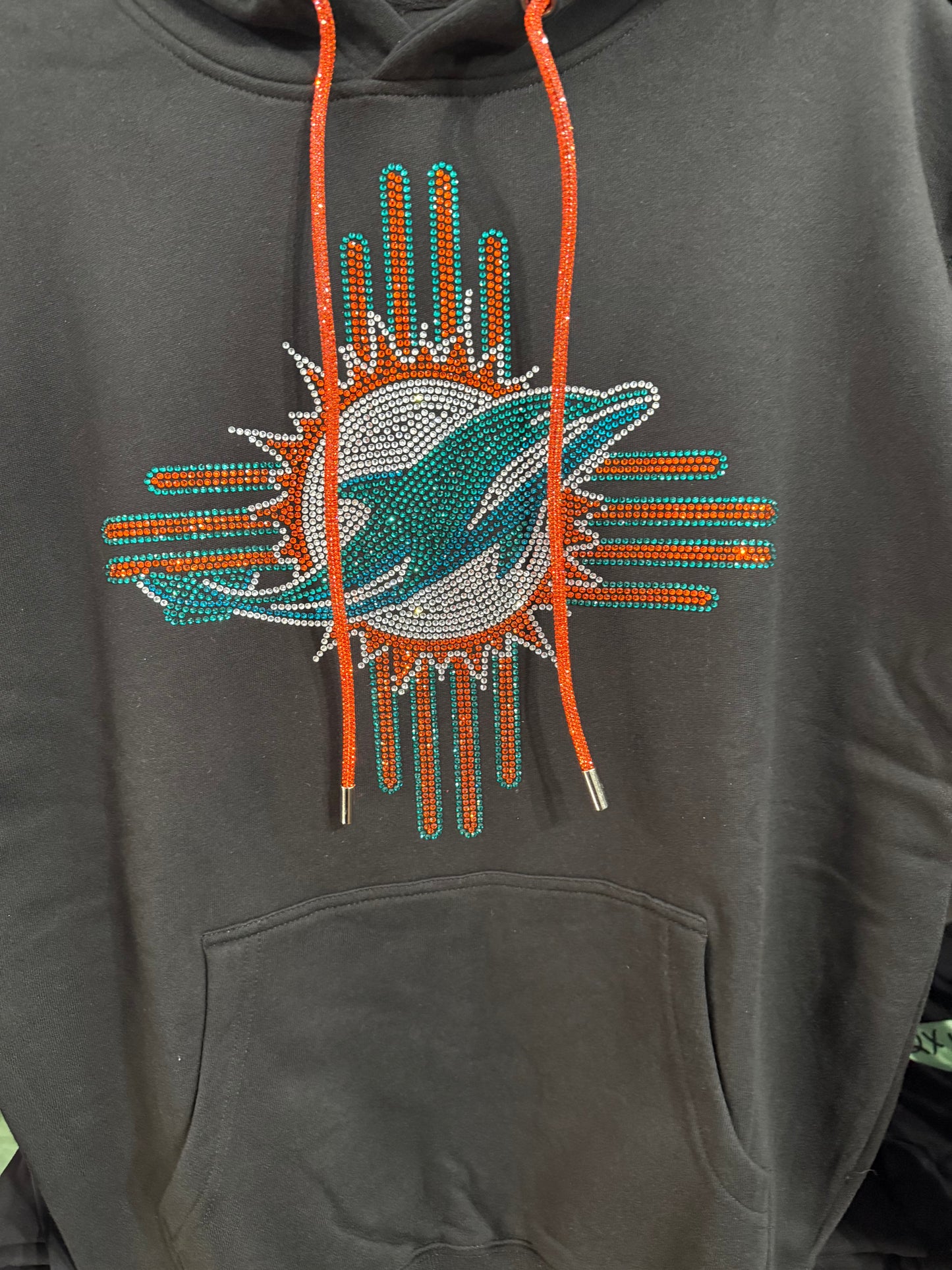 Zia Dolphins Rhinestone Hoodie