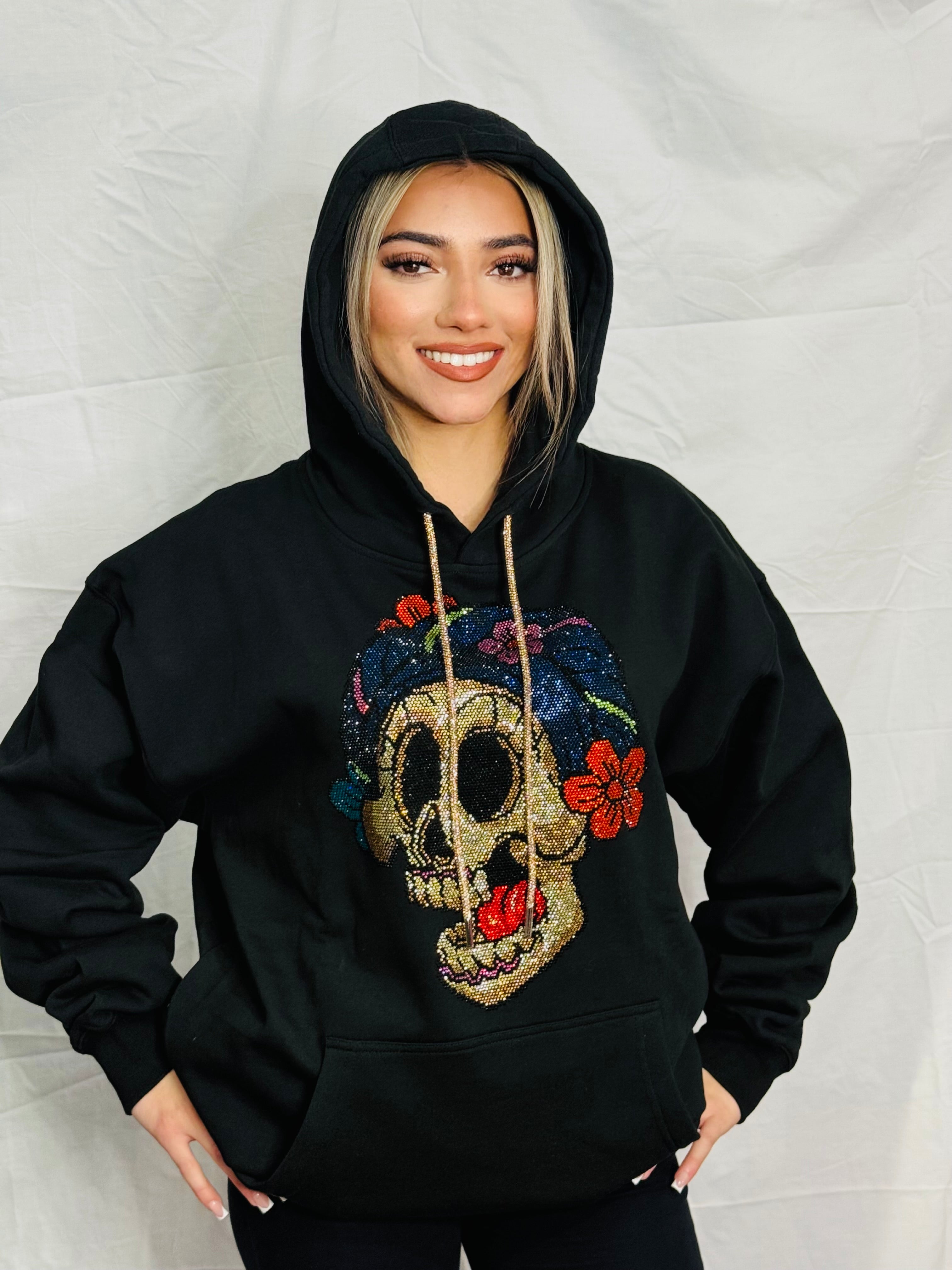 Coco Rhinestone Hoodie – Eddie Valentin
