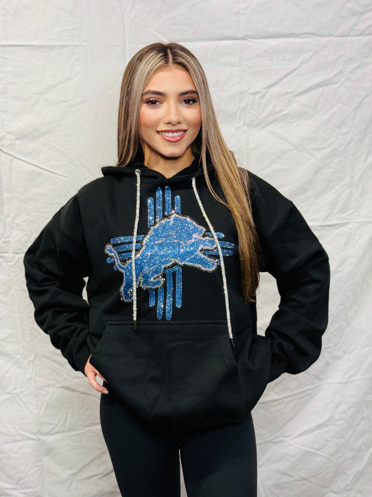 Zia Lions Rhinestone Hoodie