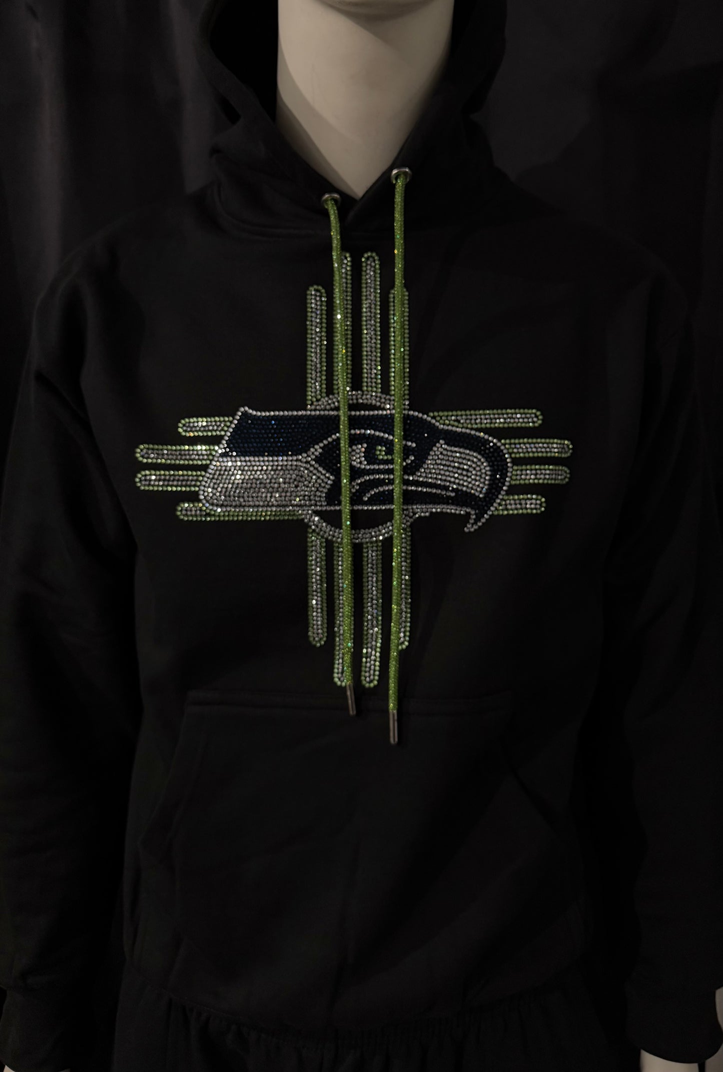 Seahawks Rhinestone Zia Hoodie