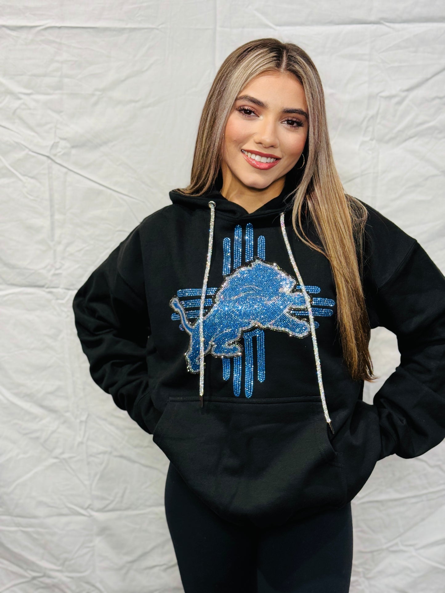 Zia Lions Rhinestone Hoodie