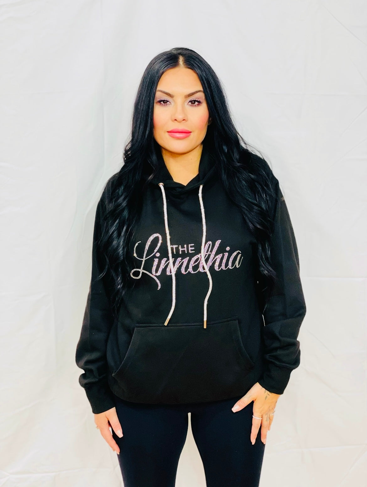 The Linnethia Rhinestone Hoodie