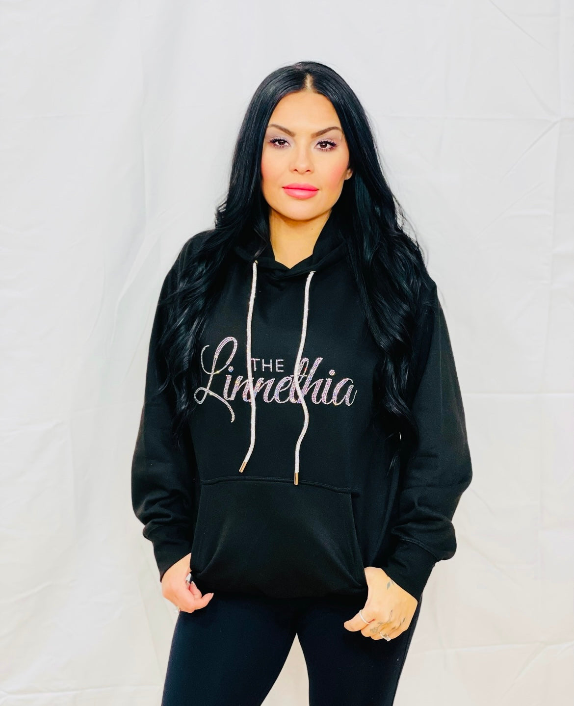 The Linnethia Rhinestone Hoodie