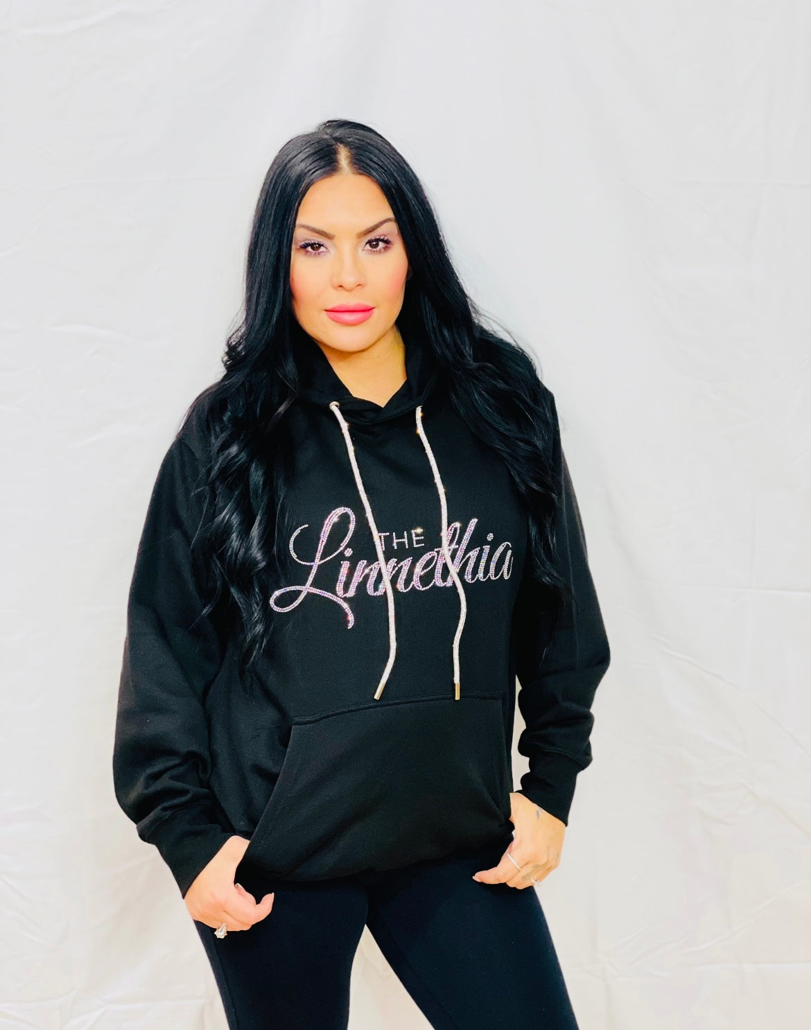 The Linnethia Rhinestone Hoodie