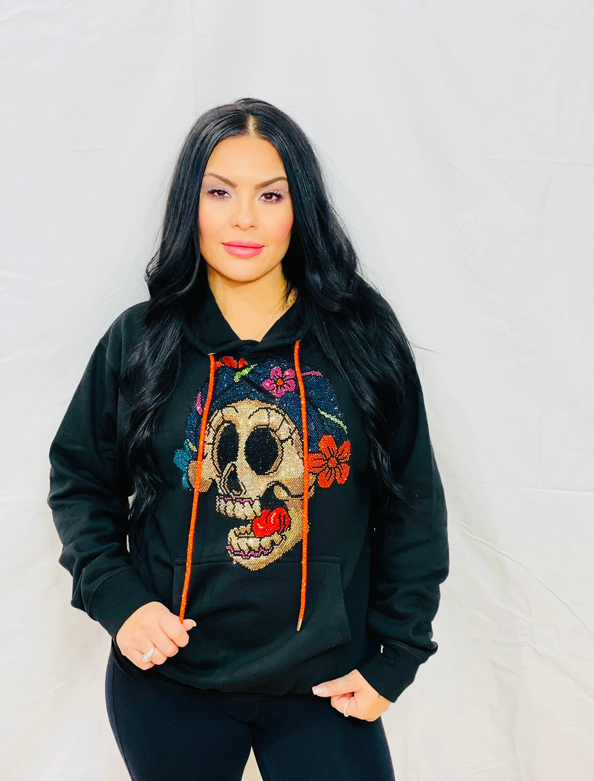 Coco Rhinestone Hoodie