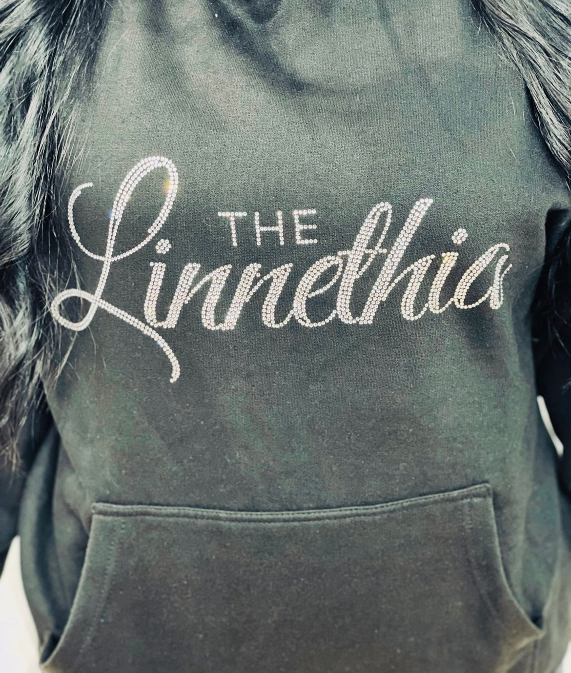 The Linnethia Rhinestone Hoodie