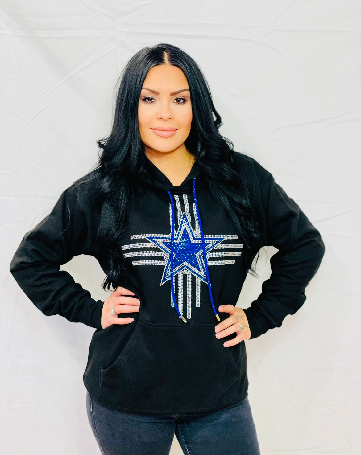 Cowboys Zia Rhinestone Hoodie