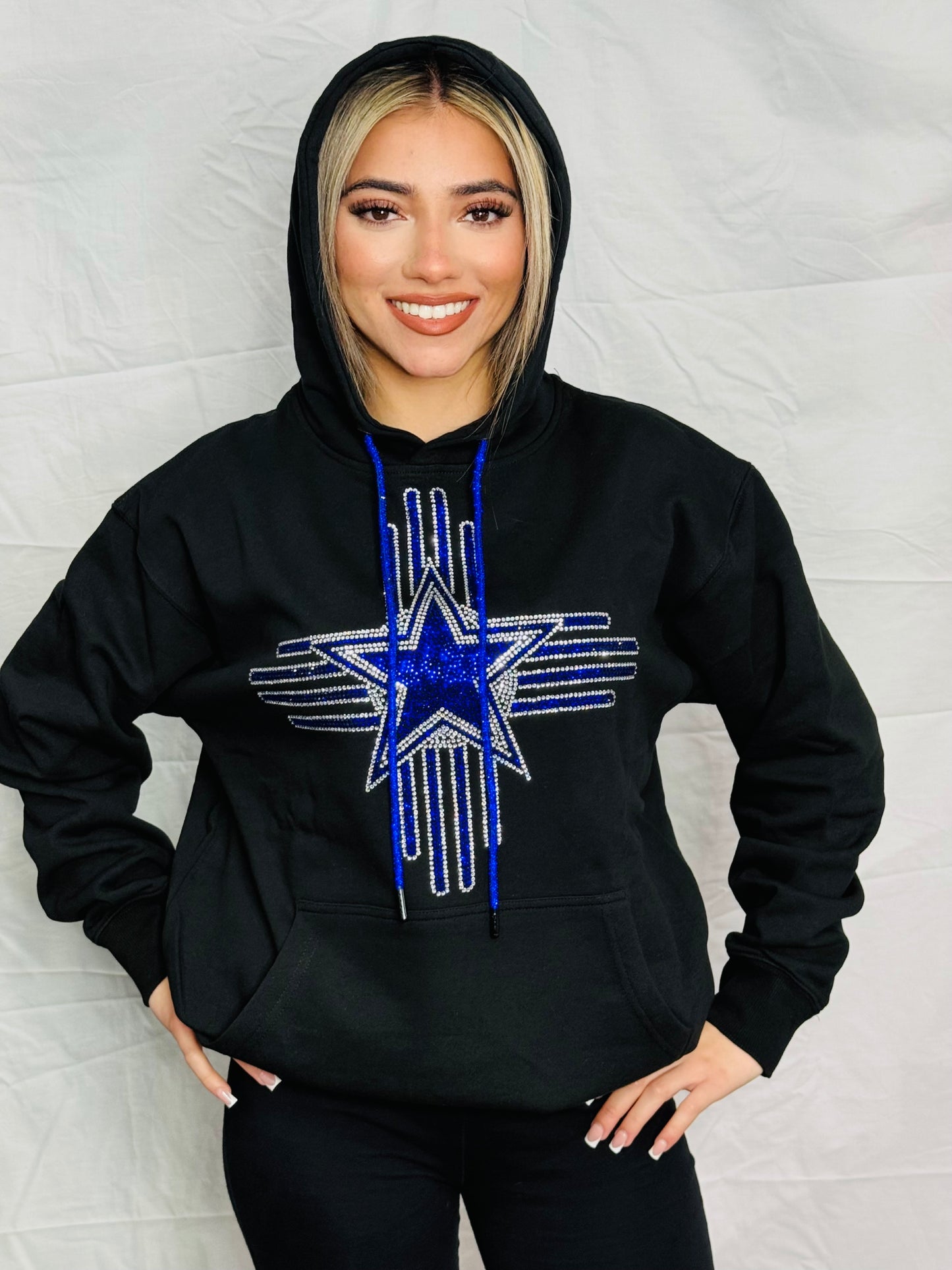 Zia Dallas Cowboys Rhinestone Hoodie
