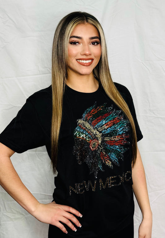 Rhinestone Headdress  T-Shirt