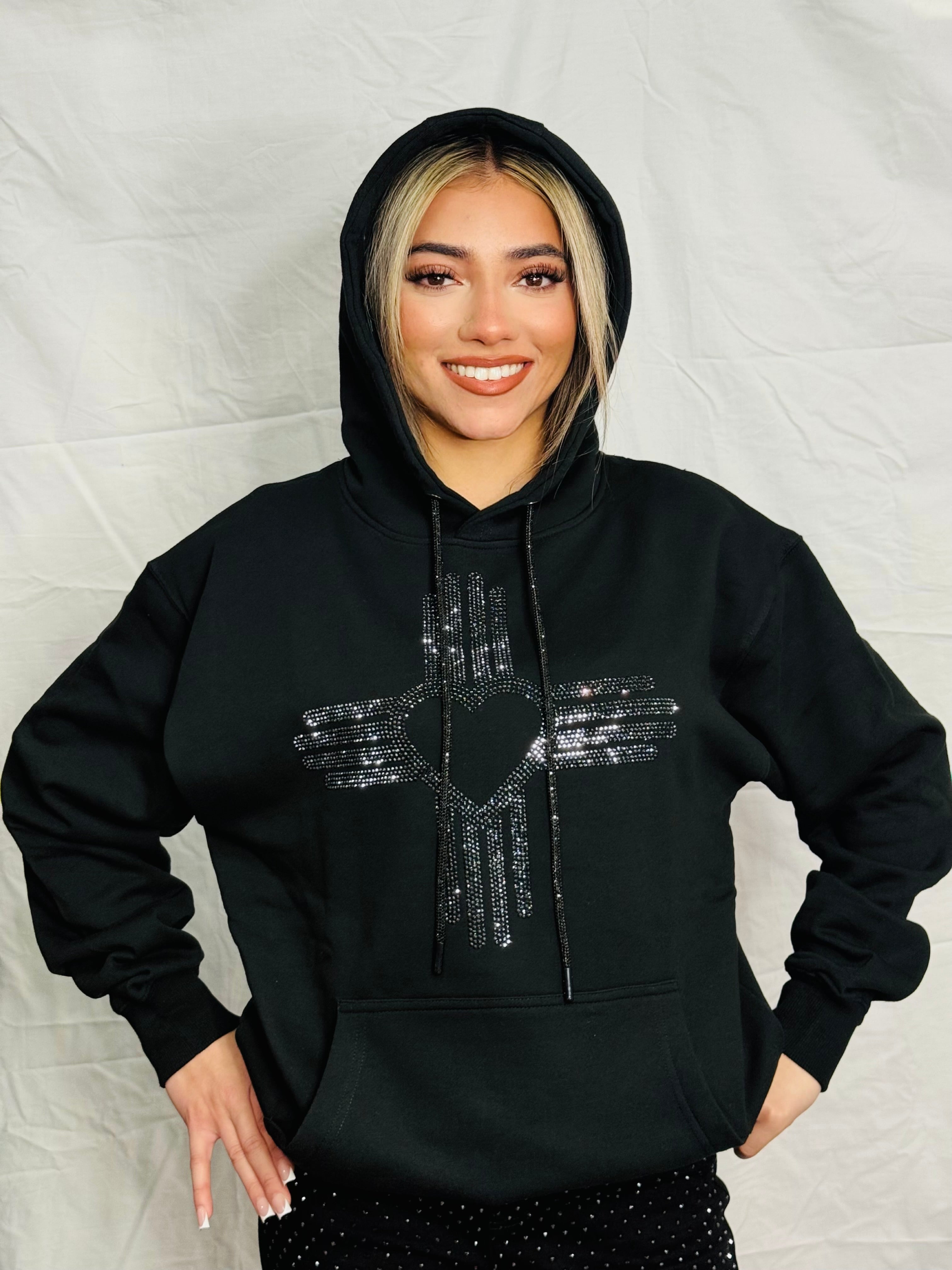 【新品未使用】M Heart P Logo Rhinestone Hoodie 新品未使用】M Heart P Logo Rhinestone Hoodieの通販 by ベースボール