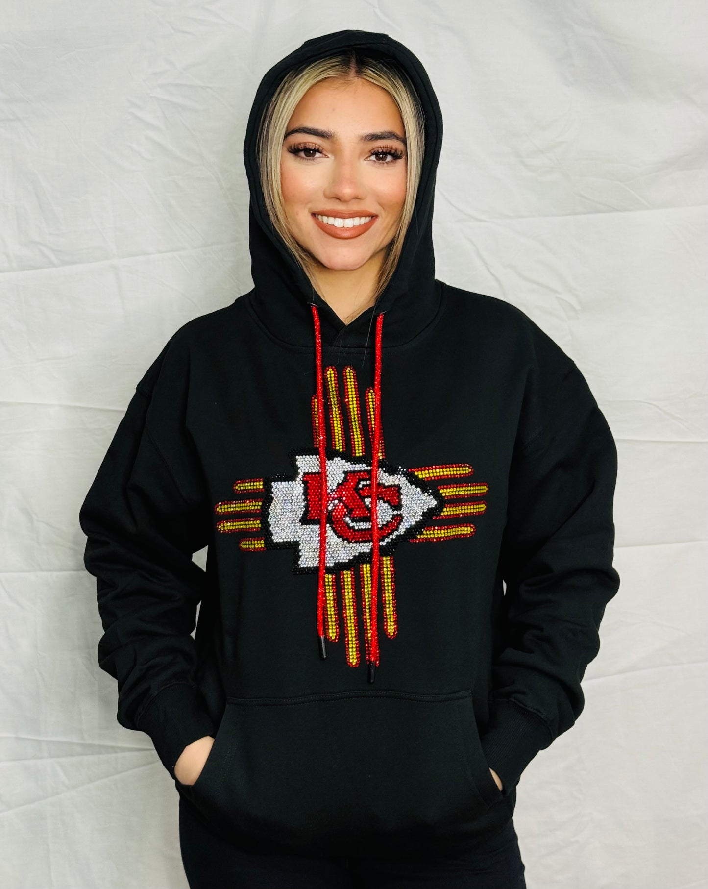 Zia Kansas City Rhinestone Hoodie
