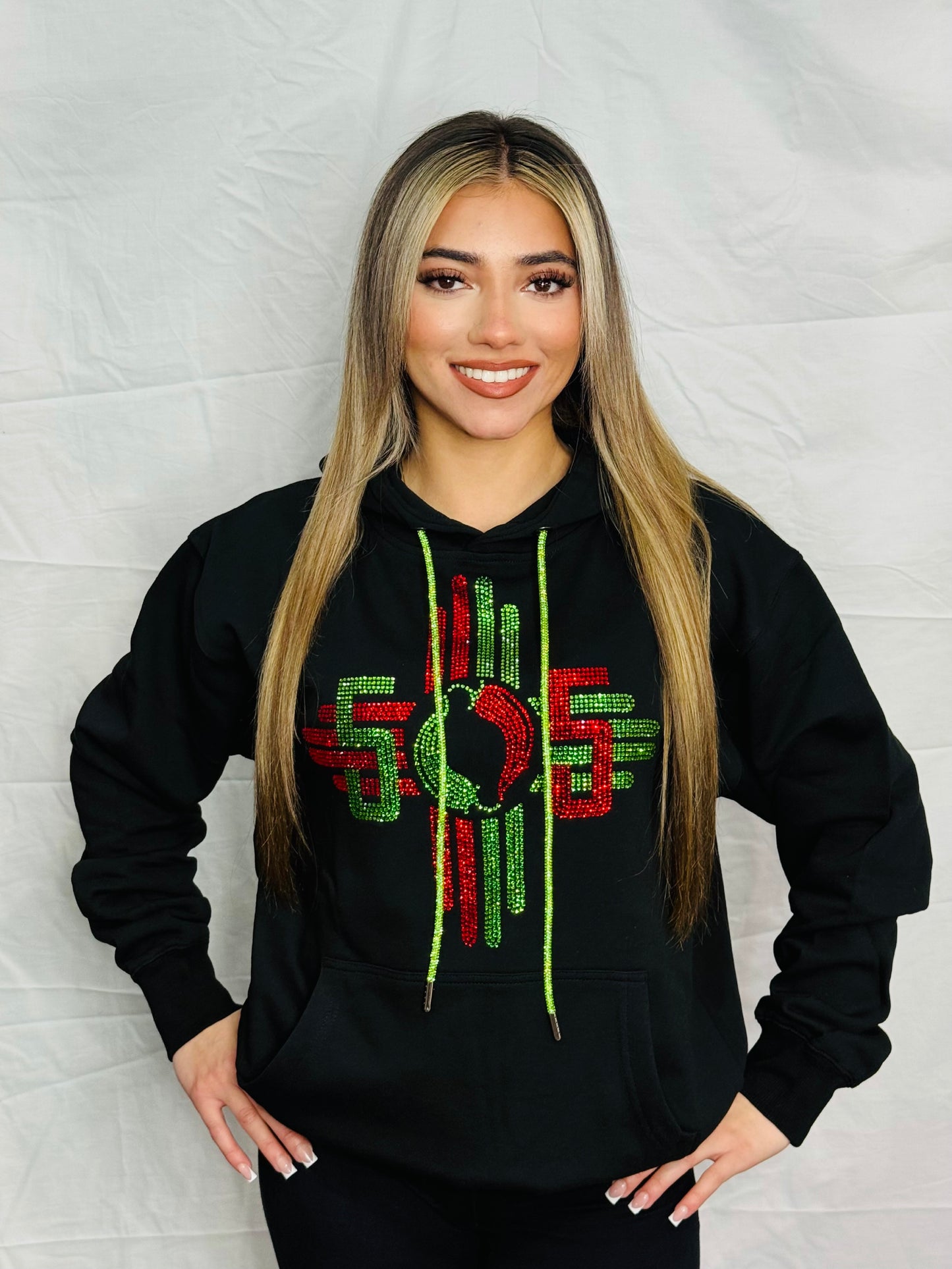 Zia 505 Rhinestone Hoodie