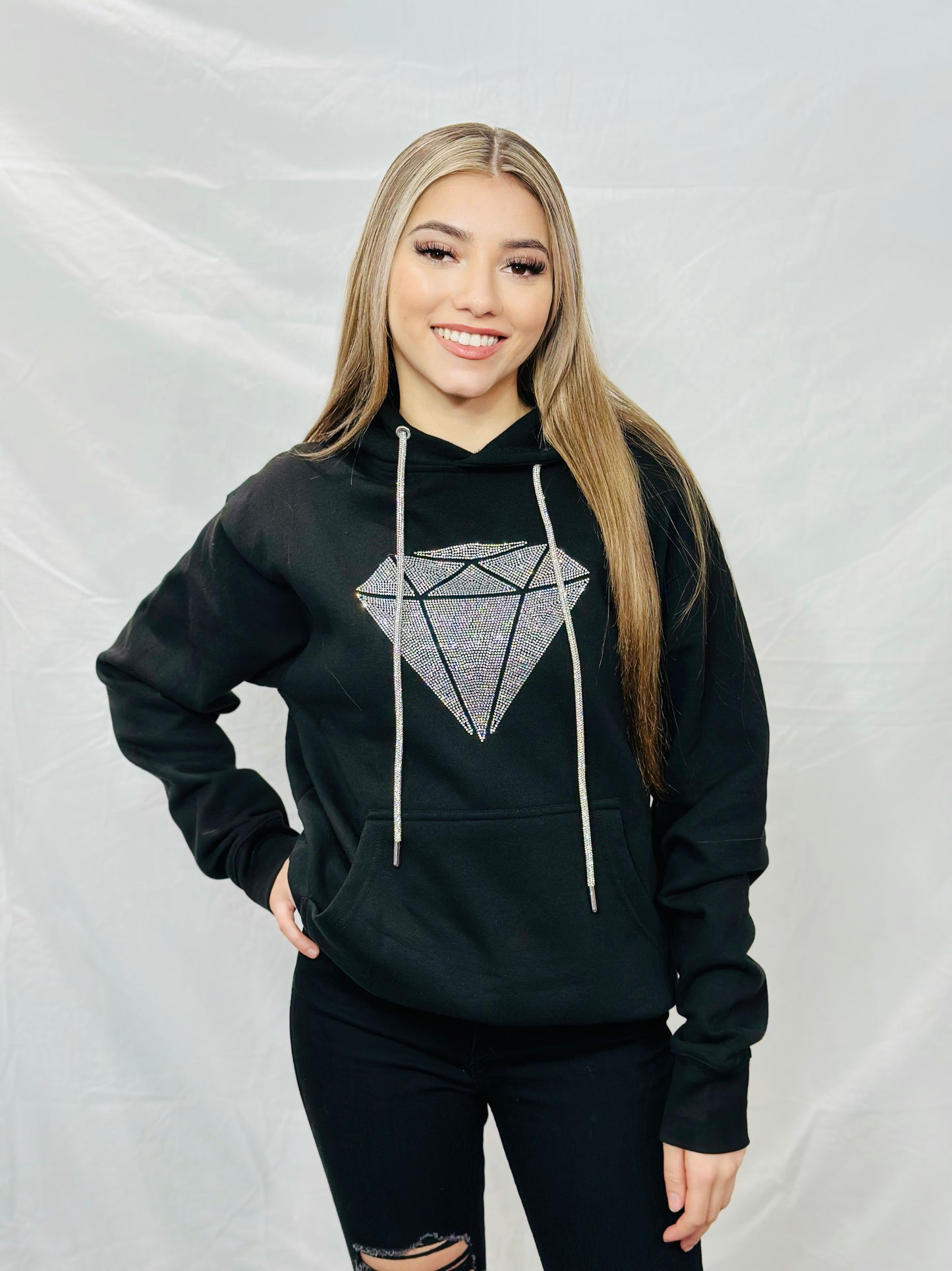 Diamond Rhinestone Hoodie