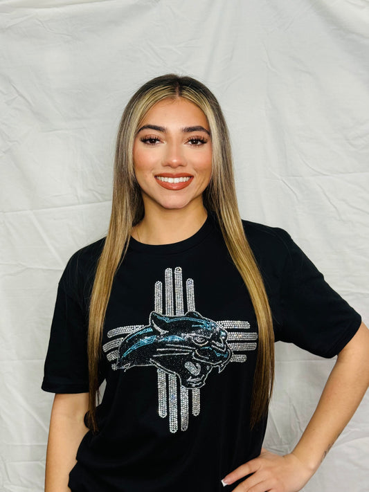 Zia Panther Rhinestone T-Shirt