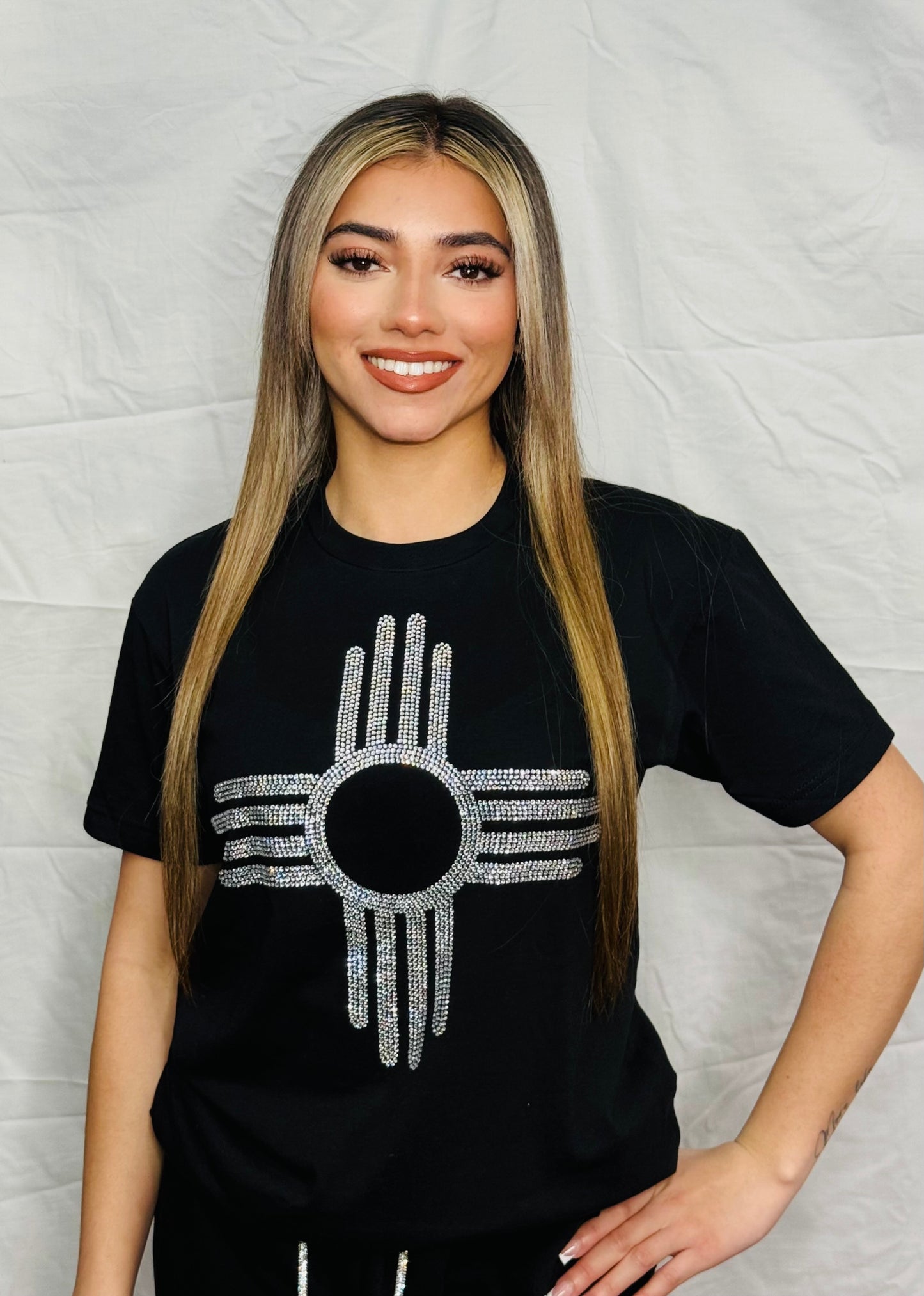 Silver Zia Rhinestone T-Shirt