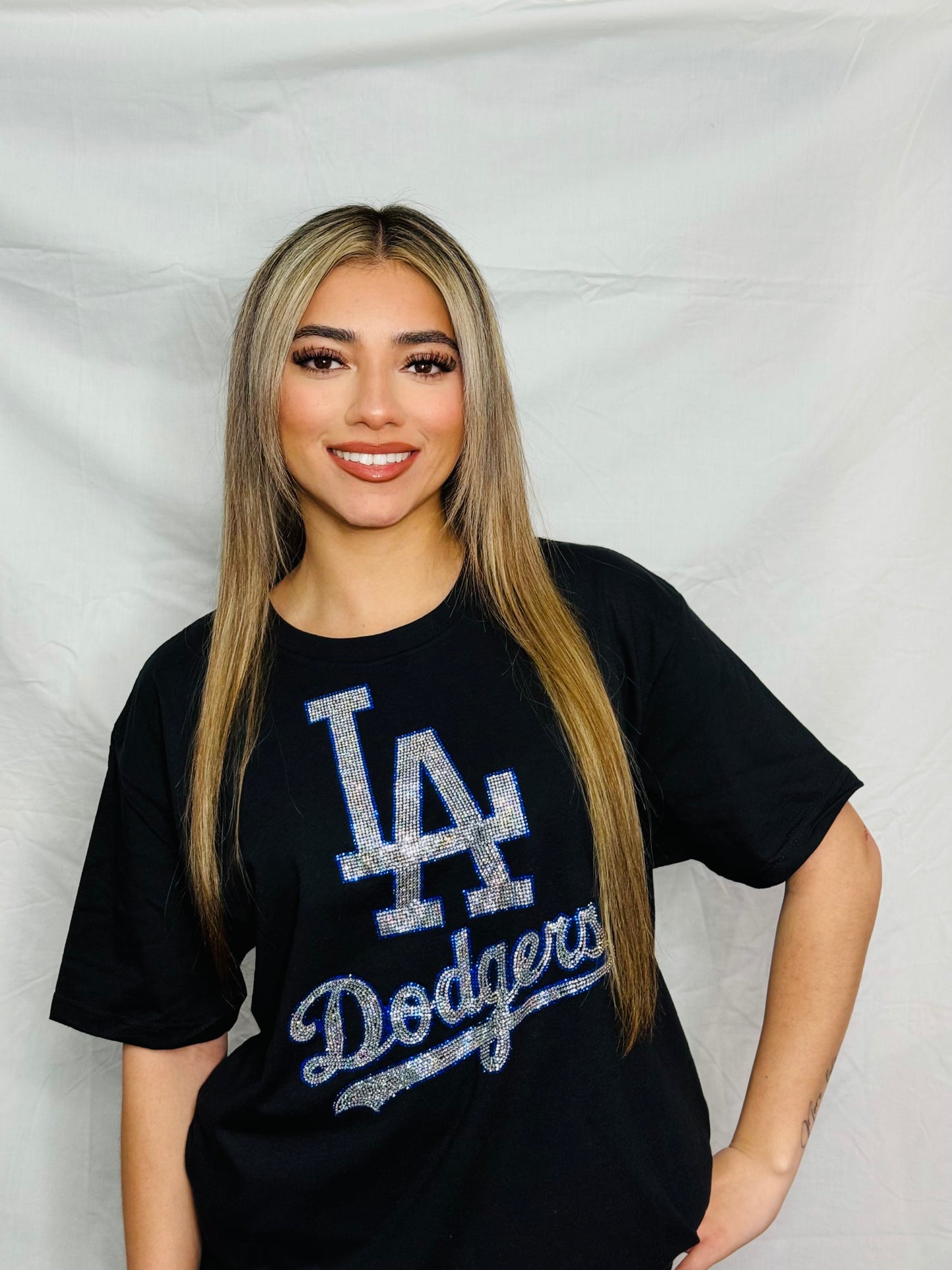 LA Dodgers Rhinestone T-Shirt