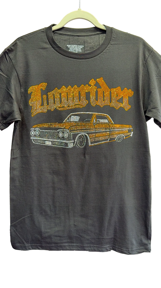 Lowrider Impala Rhinestone Shirt unisex style