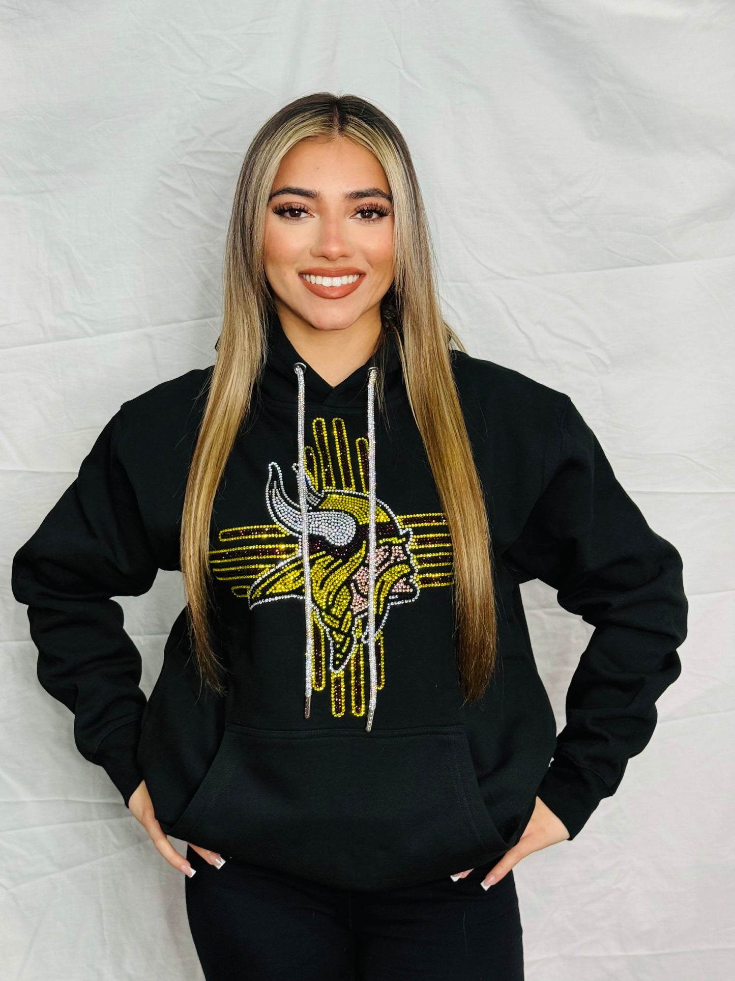 Zia Vikings Rhinestone Hoodie