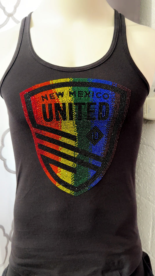 New Mexico United Rhinestone Pride Tank Top