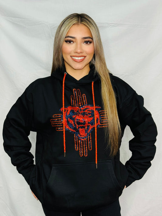 Zia Bears Rhinestone Hoodie