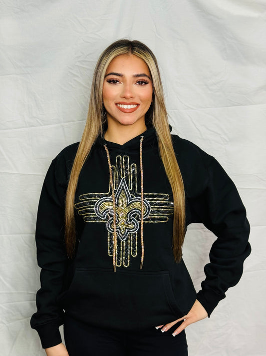 Zia Saints Rhinestone Hoodie