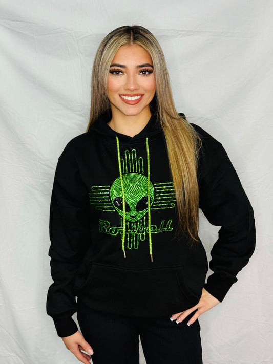 Zia Alien Rhinestone Hoodie