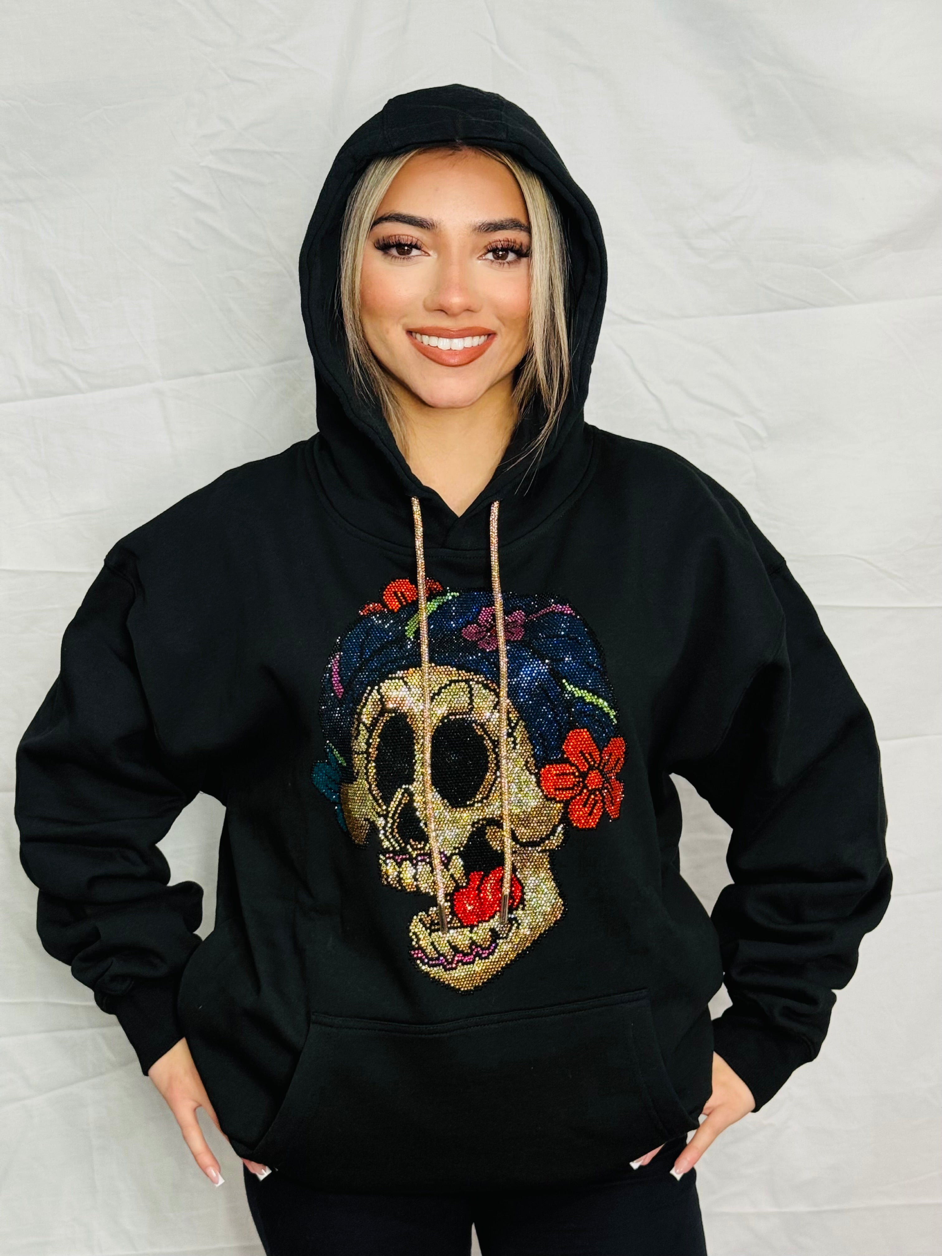 Coco Rhinestone Hoodie – Eddie Valentin