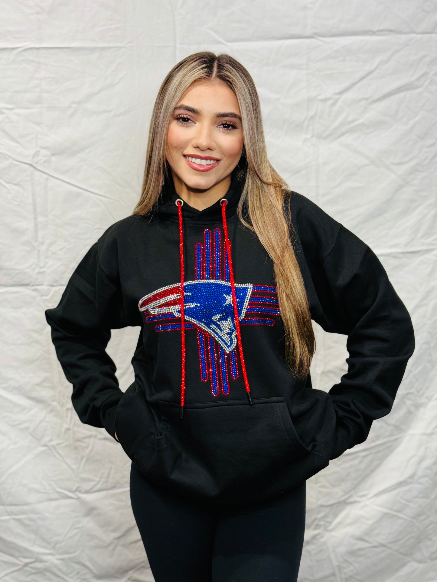 Zia Patriots Rhinestone Hoodie