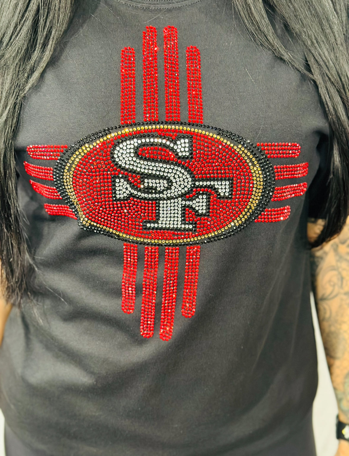 49er’s Rhinestone Zia T-Shirt