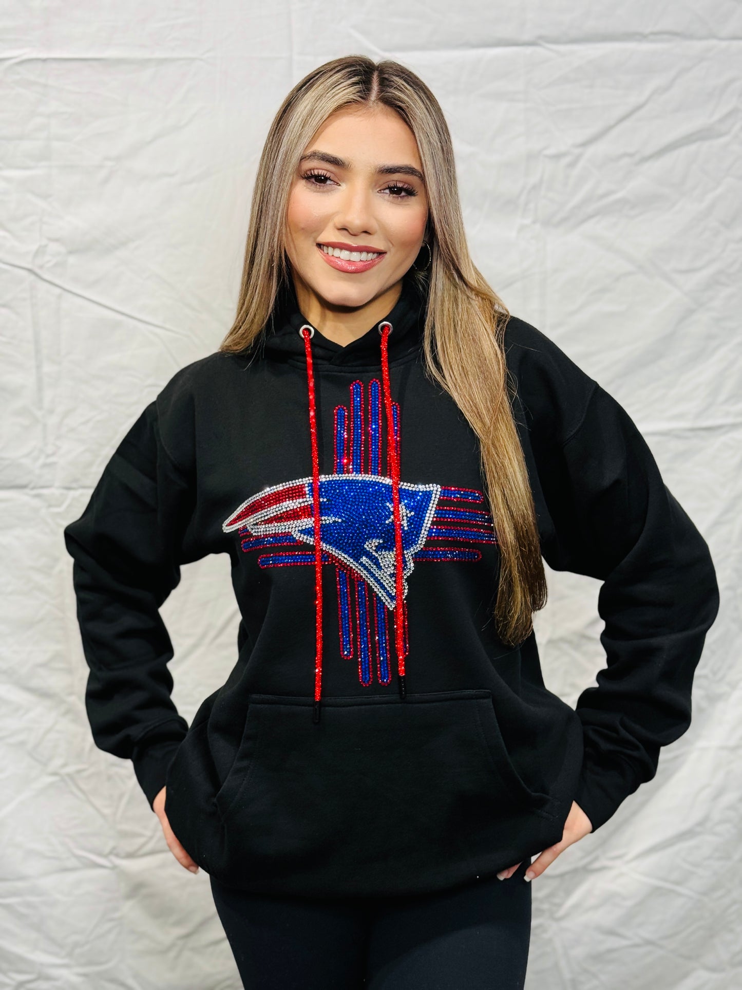 Zia Patriots Rhinestone Hoodie