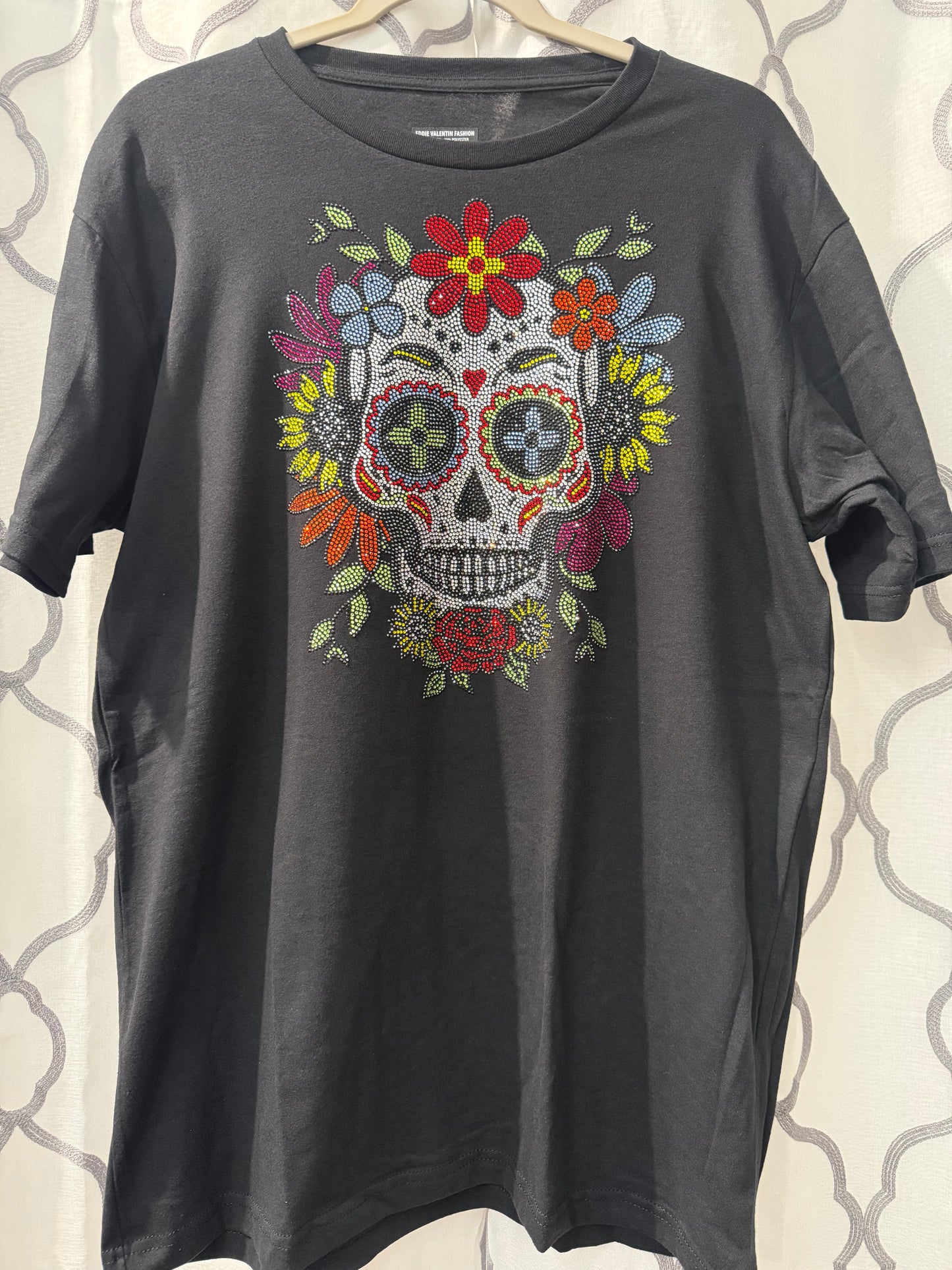 Rhinestone Dia De Los Muertos T-Shirt