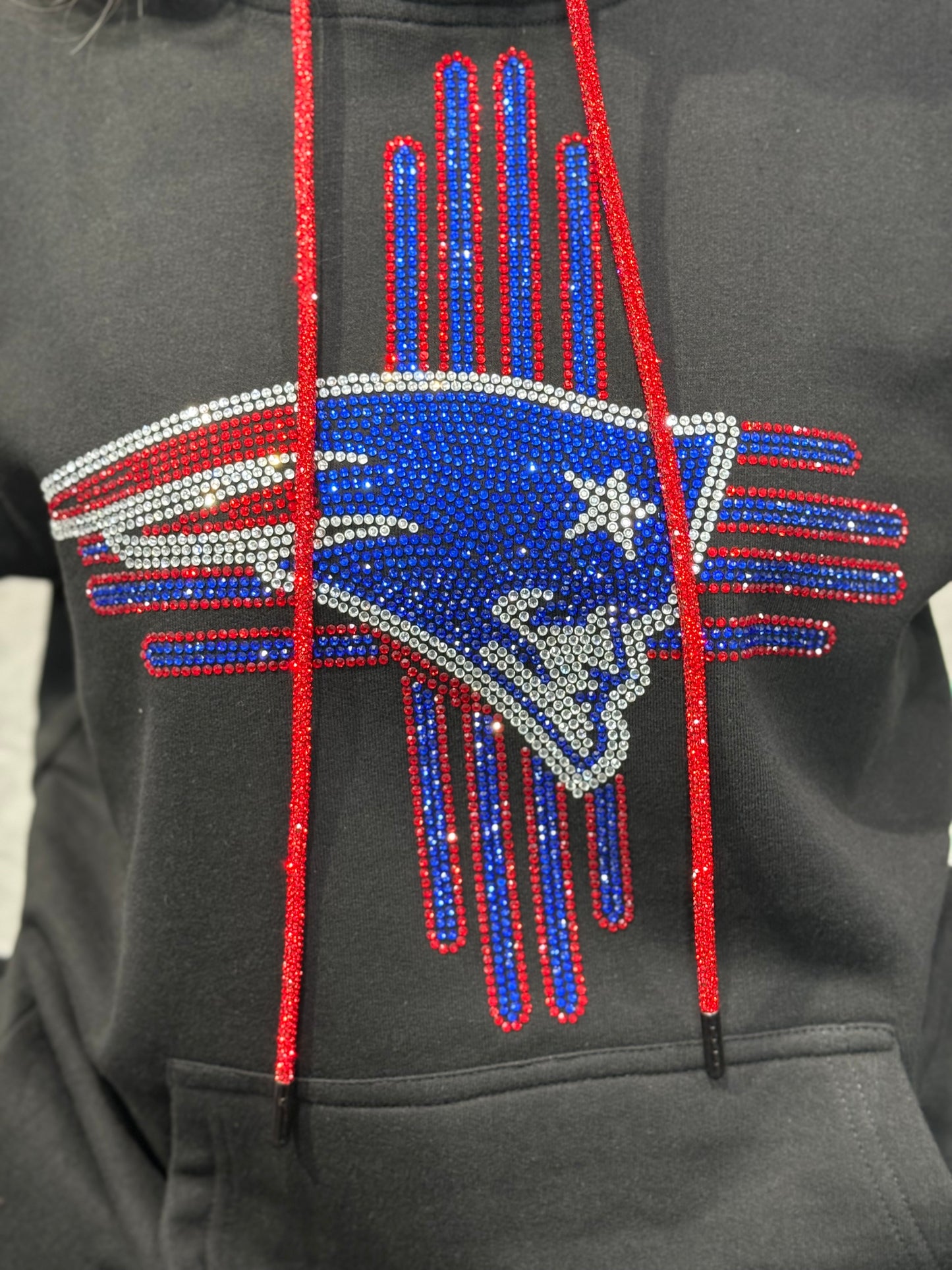 Zia Patriots Rhinestone Hoodie