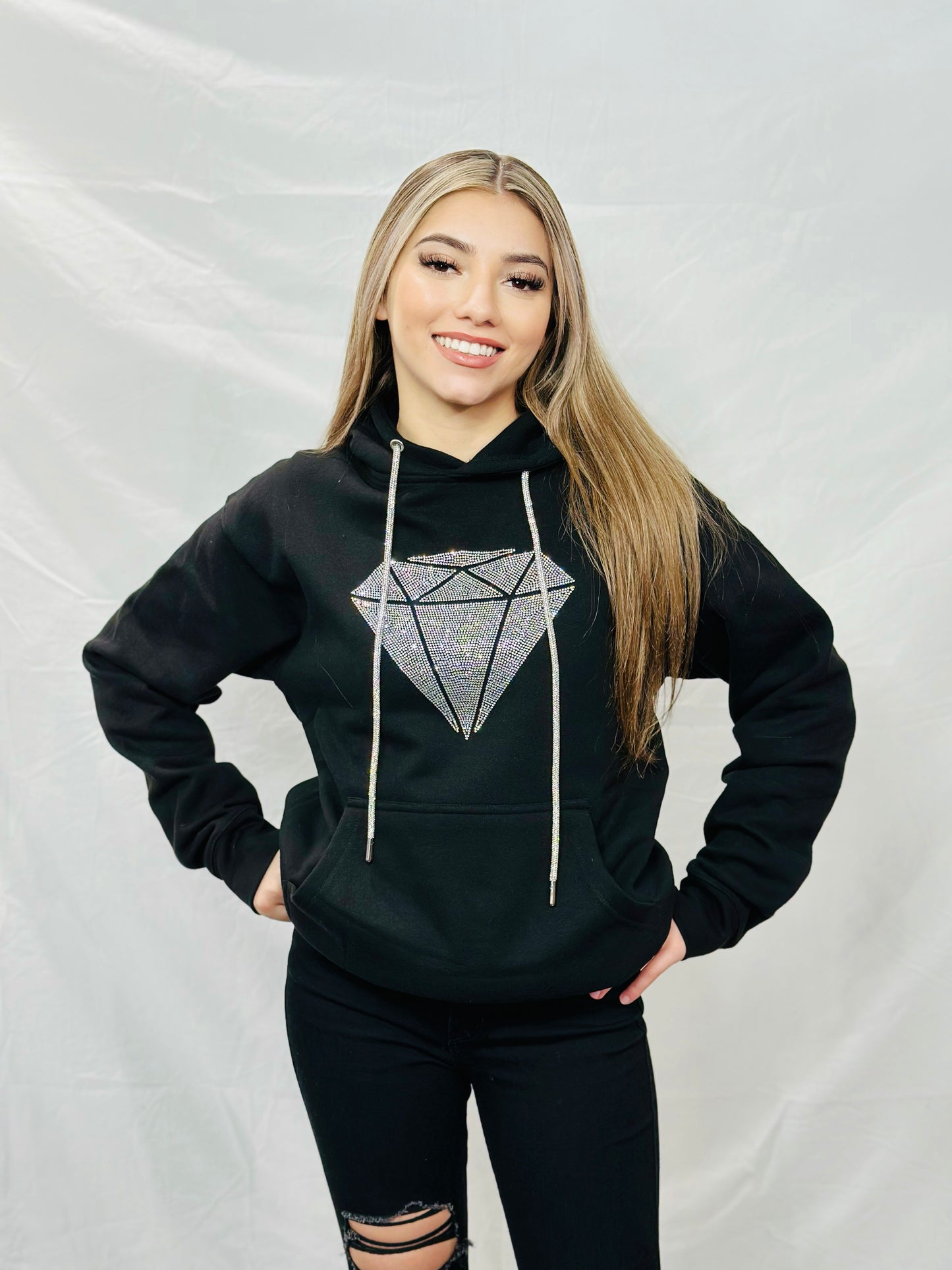 Diamond Rhinestone Hoodie