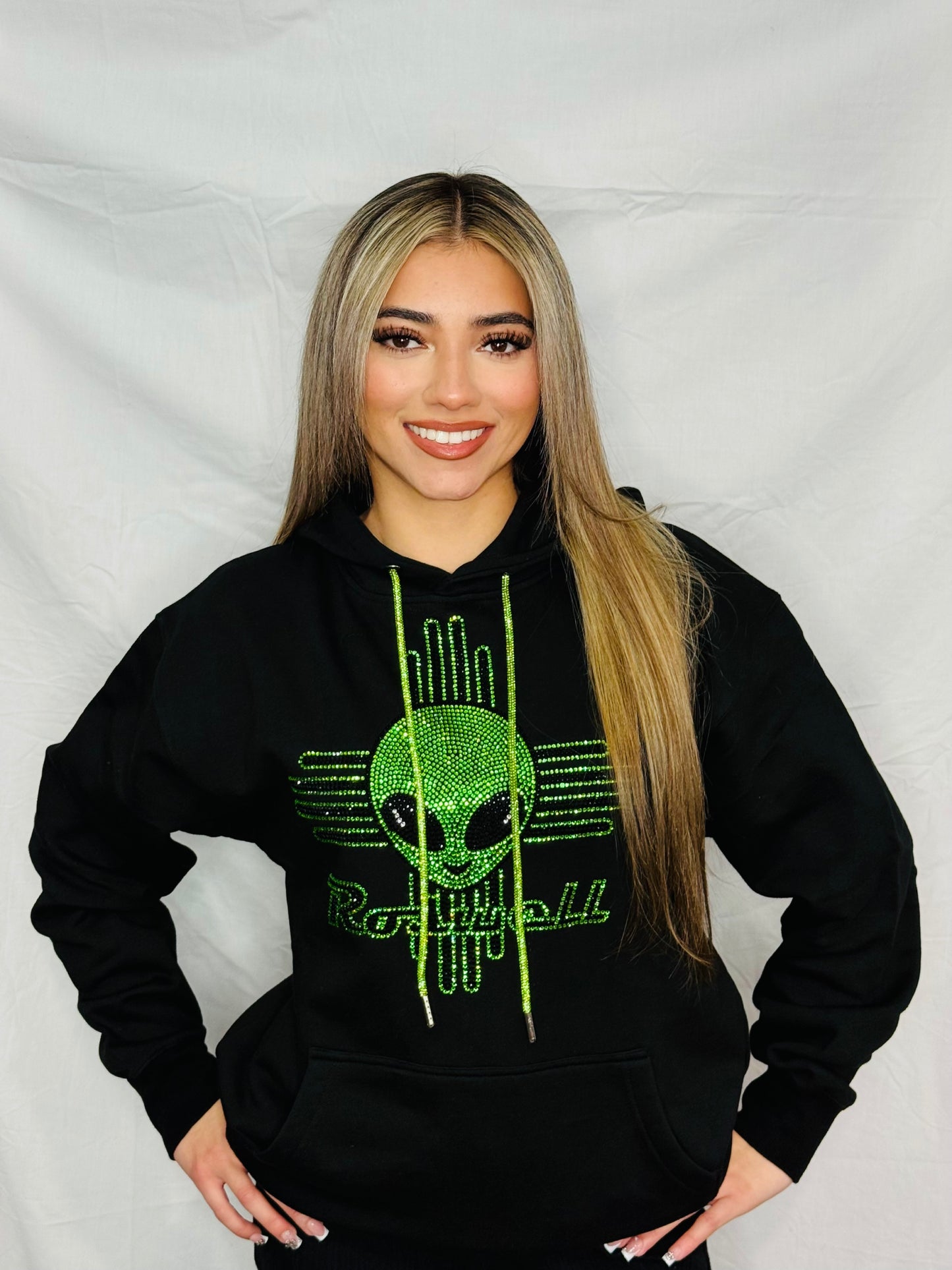 Zia Alien Rhinestone Hoodie