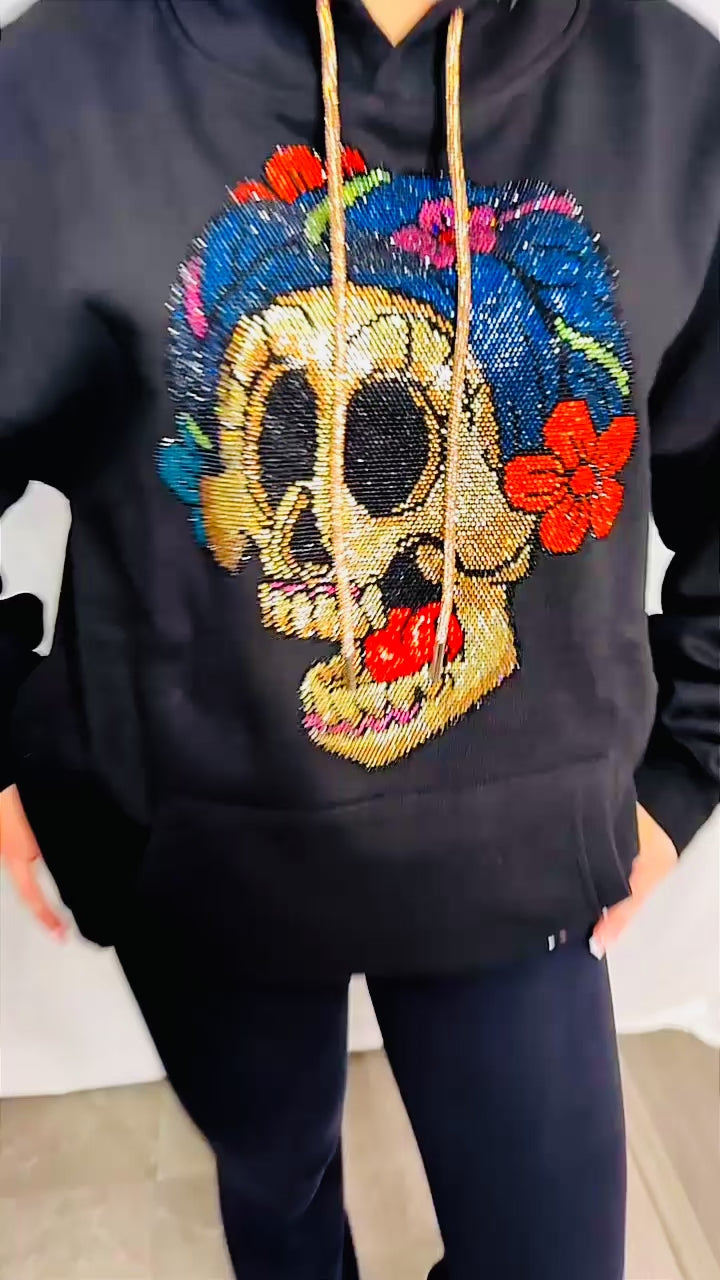 Coco Rhinestone Hoodie – Eddie Valentin