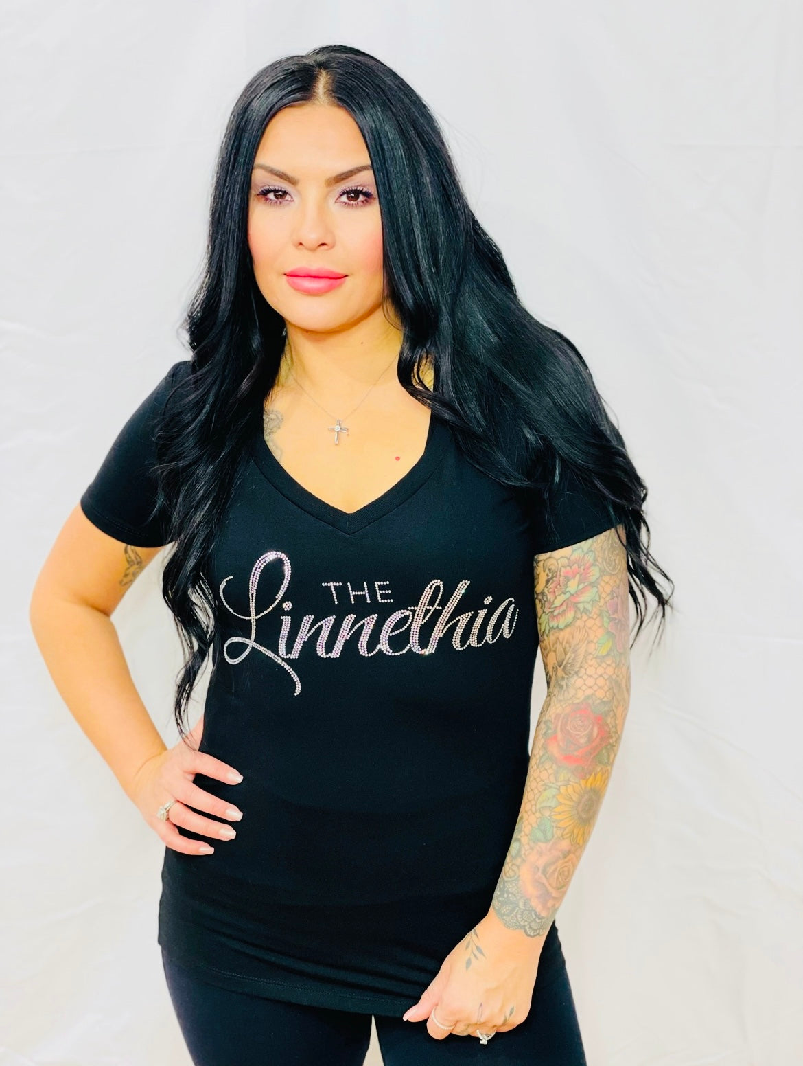 The Linnethia Rhinestone T-Shirt